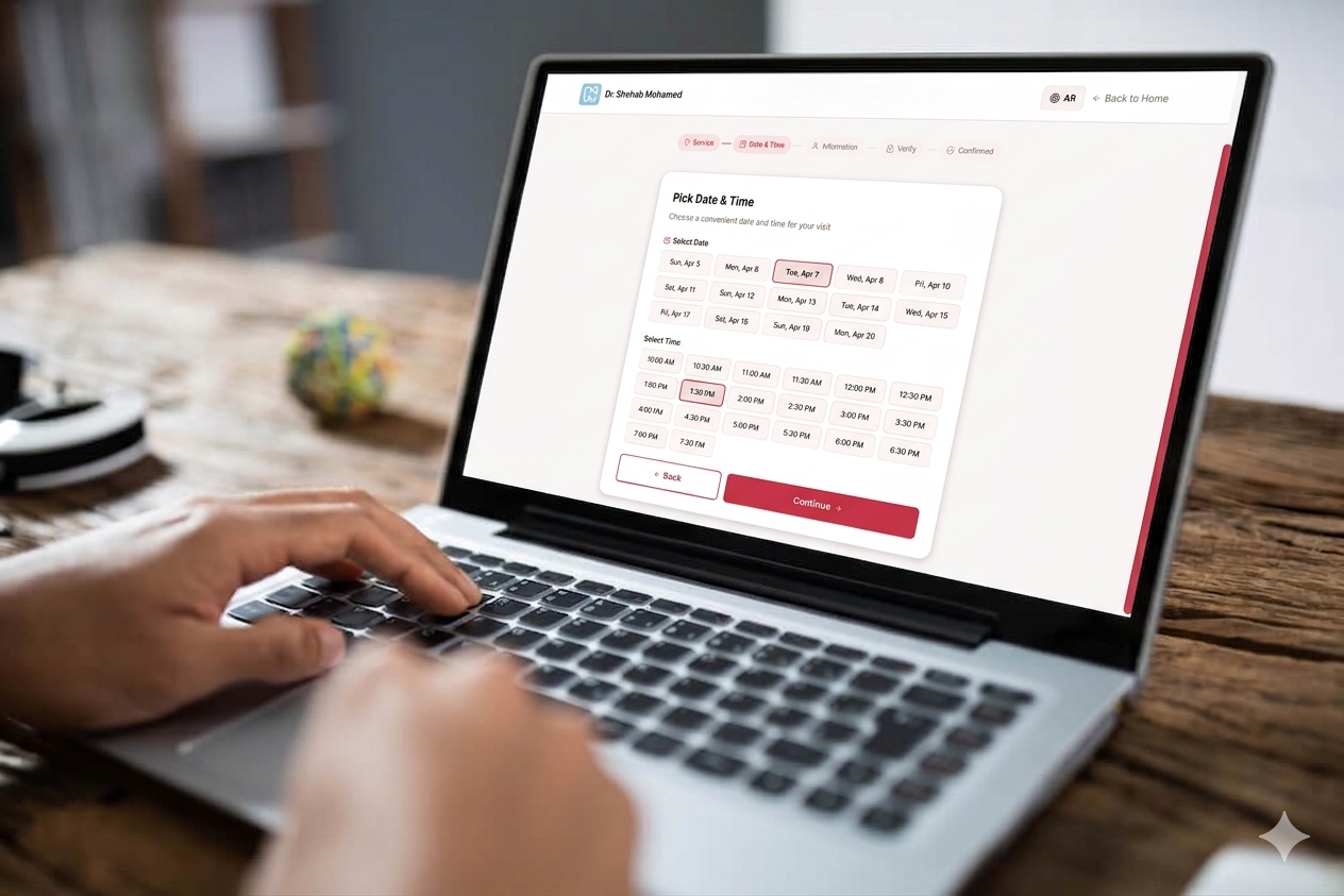 بوابة الحجز