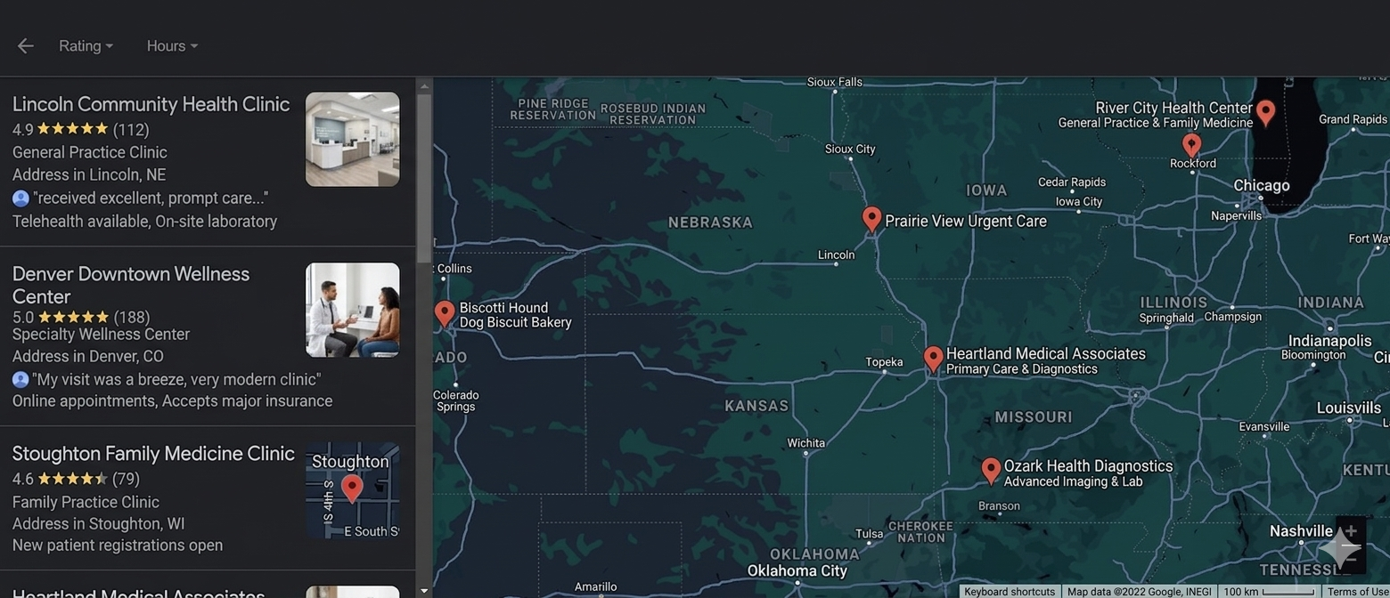 خرائط جوجل والتقييمات